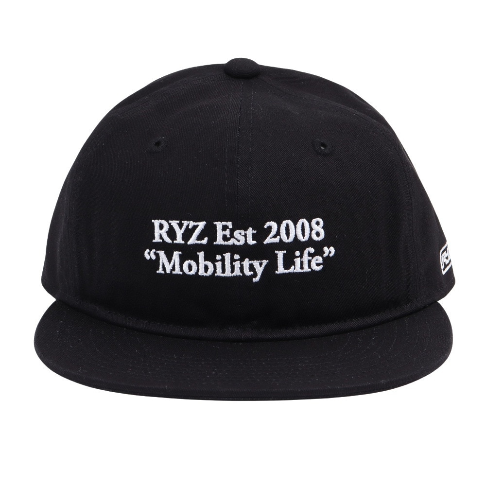 ライズ（RYZ）（メンズ）帽子 モビライロゴBBキャップ 黒 RZ20ST25SS0047 BLK ファッション おしゃれ スト系 カジュアル シンプル 外出 お出かけ