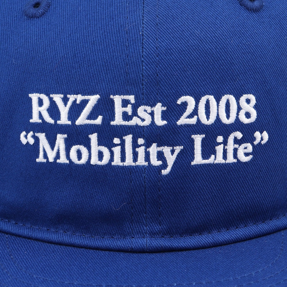 ライズ（RYZ）（メンズ）帽子 モビライロゴBBキャップ 青 RZ20ST25SS0047 BLU ファッション おしゃれ スト系 カジュアル シンプル 外出 お出かけ
