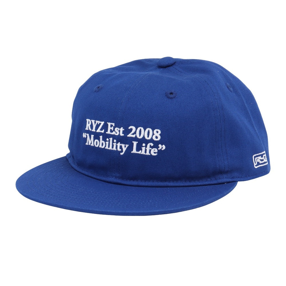 ライズ（RYZ）（メンズ）帽子 モビライロゴBBキャップ 青 RZ20ST25SS0047 BLU ファッション おしゃれ スト系 カジュアル シンプル 外出 お出かけ