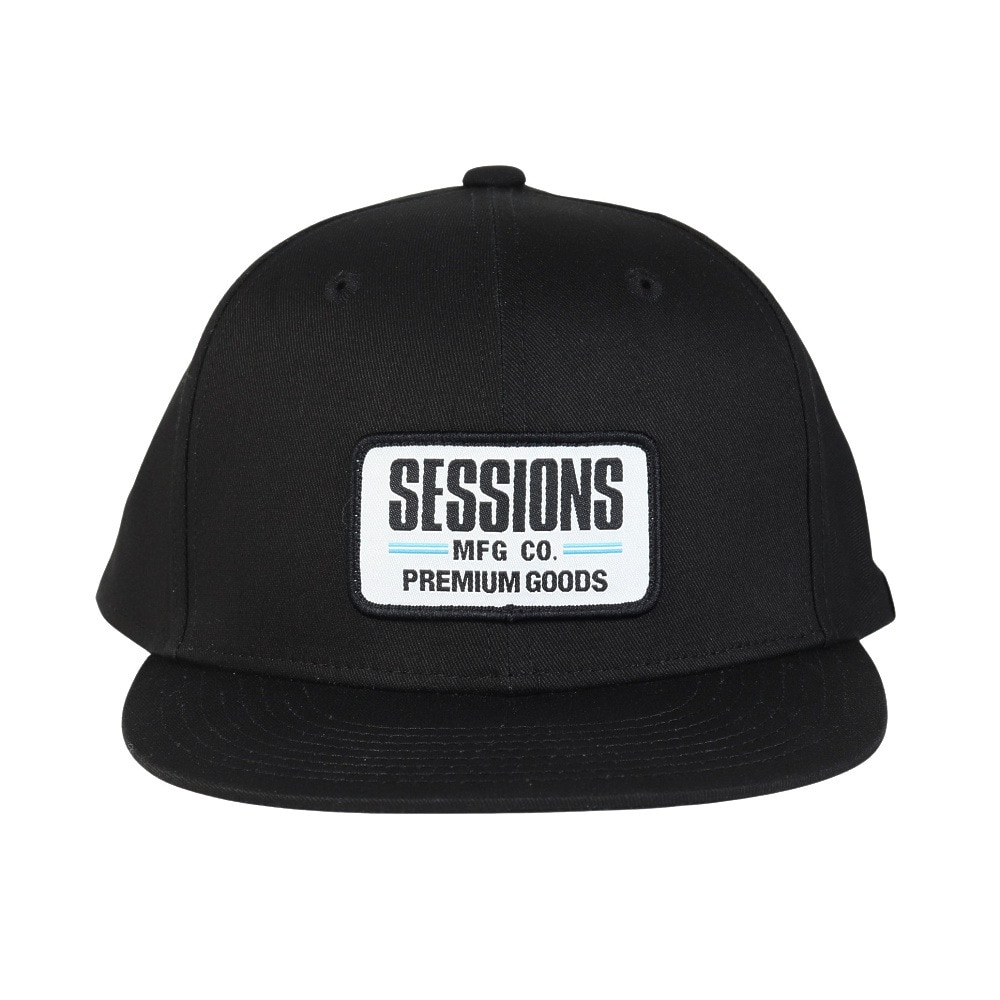 セッションズ（SESSIONS）（メンズ）ワッペンBBキャップ 黒 25080289 BLK スポーツキャップ ファッションおしゃれ カジュアル シンプル 日焼け対策 