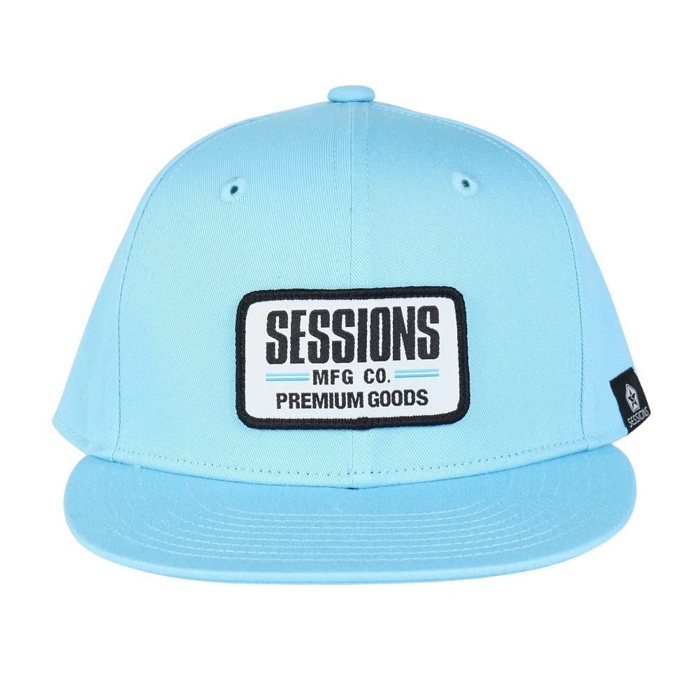 セッションズ（SESSIONS）（メンズ）ワッペンBBキャップ 青 25080289 SAX スポーツキャップ ファッションおしゃれ カジュアル シンプル 日焼け対策 