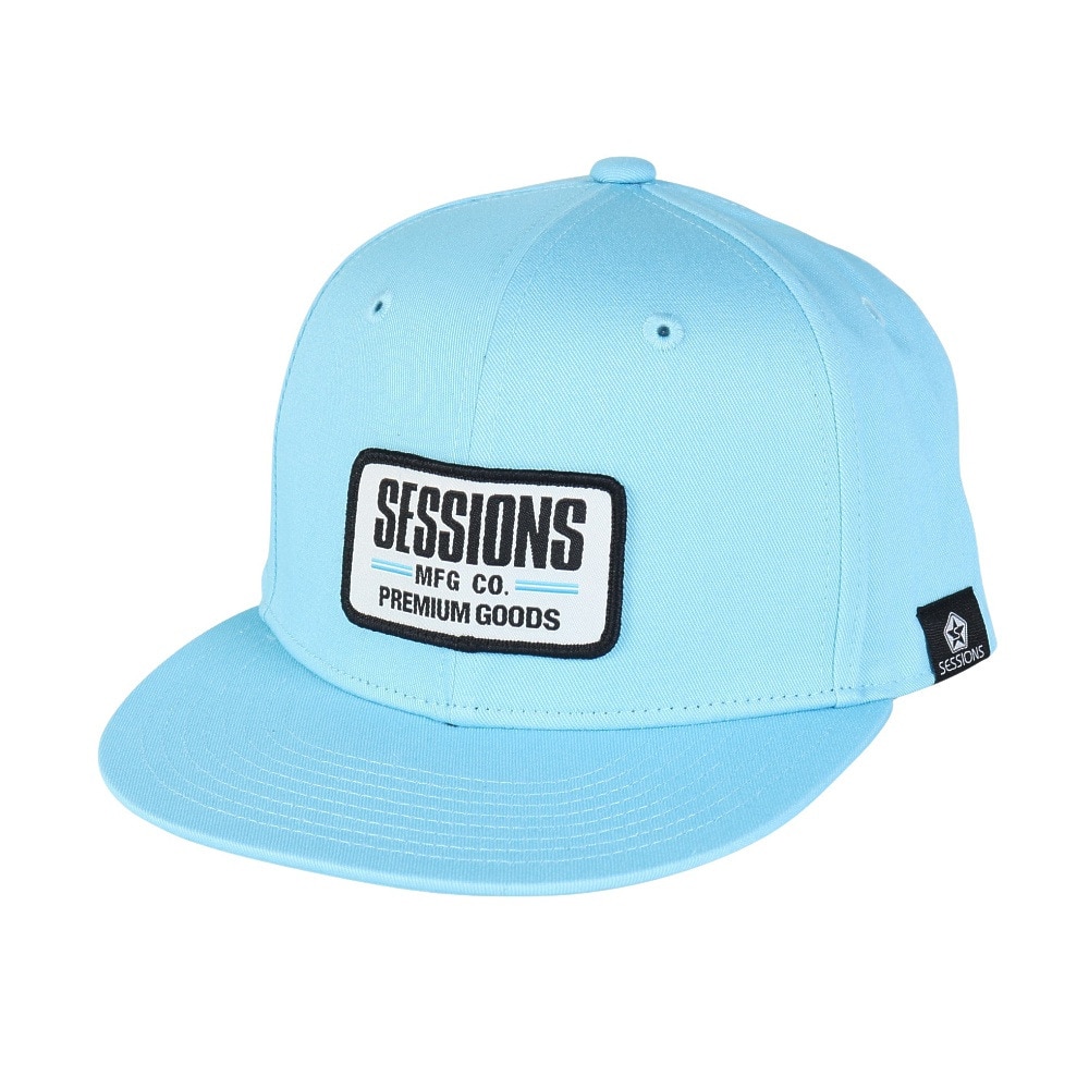 セッションズ（SESSIONS）（メンズ）ワッペンBBキャップ 青 25080289 SAX スポーツキャップ ファッションおしゃれ カジュアル シンプル 日焼け対策 
