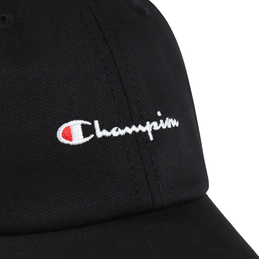 チャンピオン-ヘリテイジ（CHAMPION-HERITAGE）（メンズ、レディース）帽子 ツイルスクリプト キャップ 黒 57-59cm C8-B713C 090 スポーツキャップ