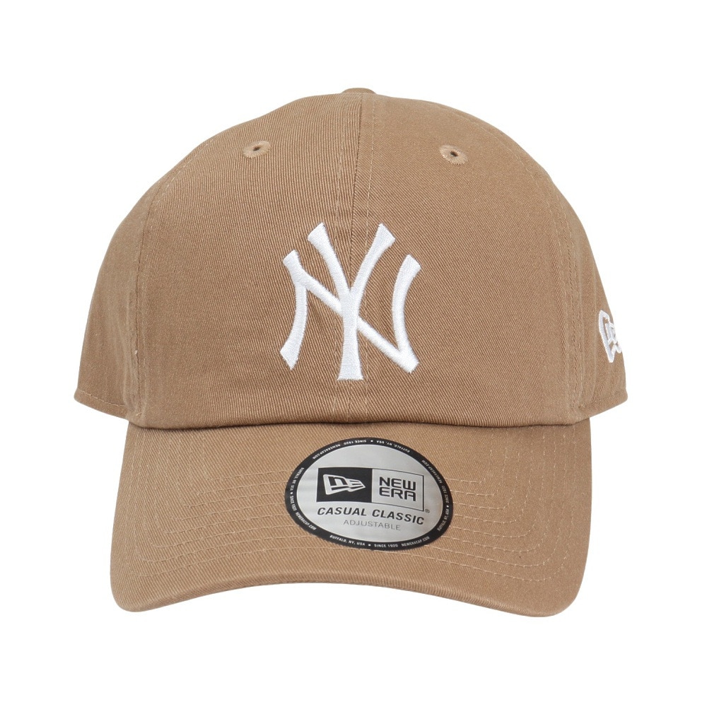 ニューエラ（NEW ERA）（メンズ、レディース）キャップ カジュアルクラシック ニューヨーク・ヤンキース 14524766 帽子 55.8cm-59.6cm カーキ