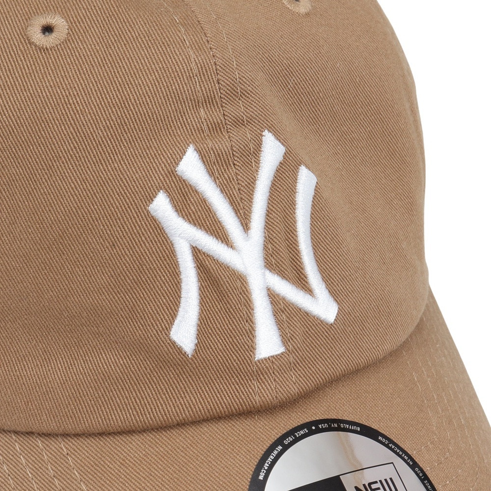 ニューエラ（NEW ERA）（メンズ、レディース）キャップ カジュアルクラシック ニューヨーク・ヤンキース 14524766 帽子 55.8cm-59.6cm カーキ