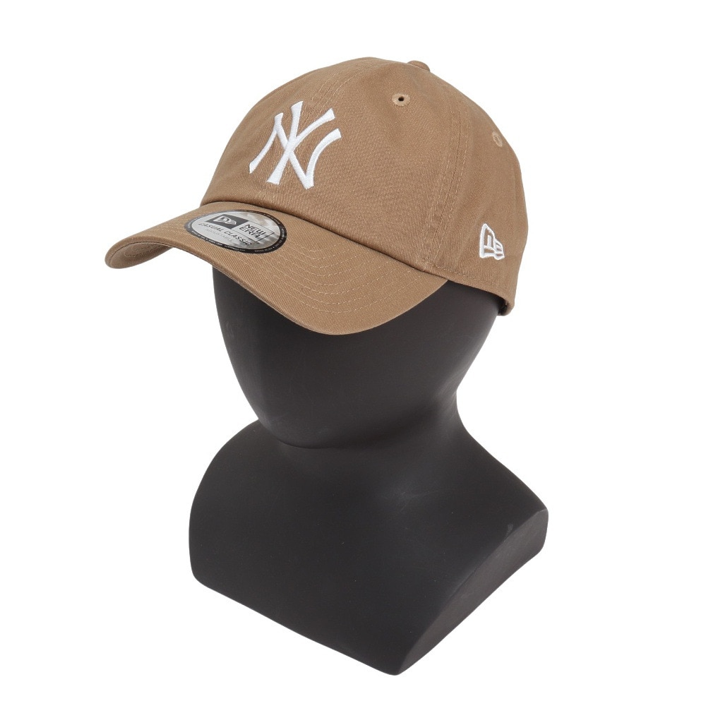 ニューエラ（NEW ERA）（メンズ、レディース）キャップ カジュアルクラシック ニューヨーク・ヤンキース 14524766 帽子 55.8cm-59.6cm カーキ