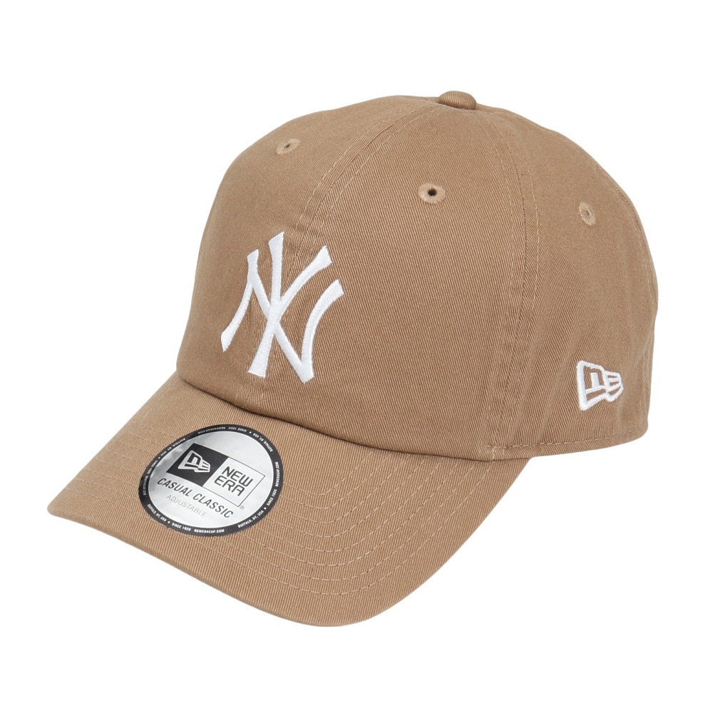 ニューエラ（NEW ERA）（メンズ、レディース）キャップ カジュアルクラシック ニューヨーク・ヤンキース 14524766 帽子 55.8cm-59.6cm カーキ