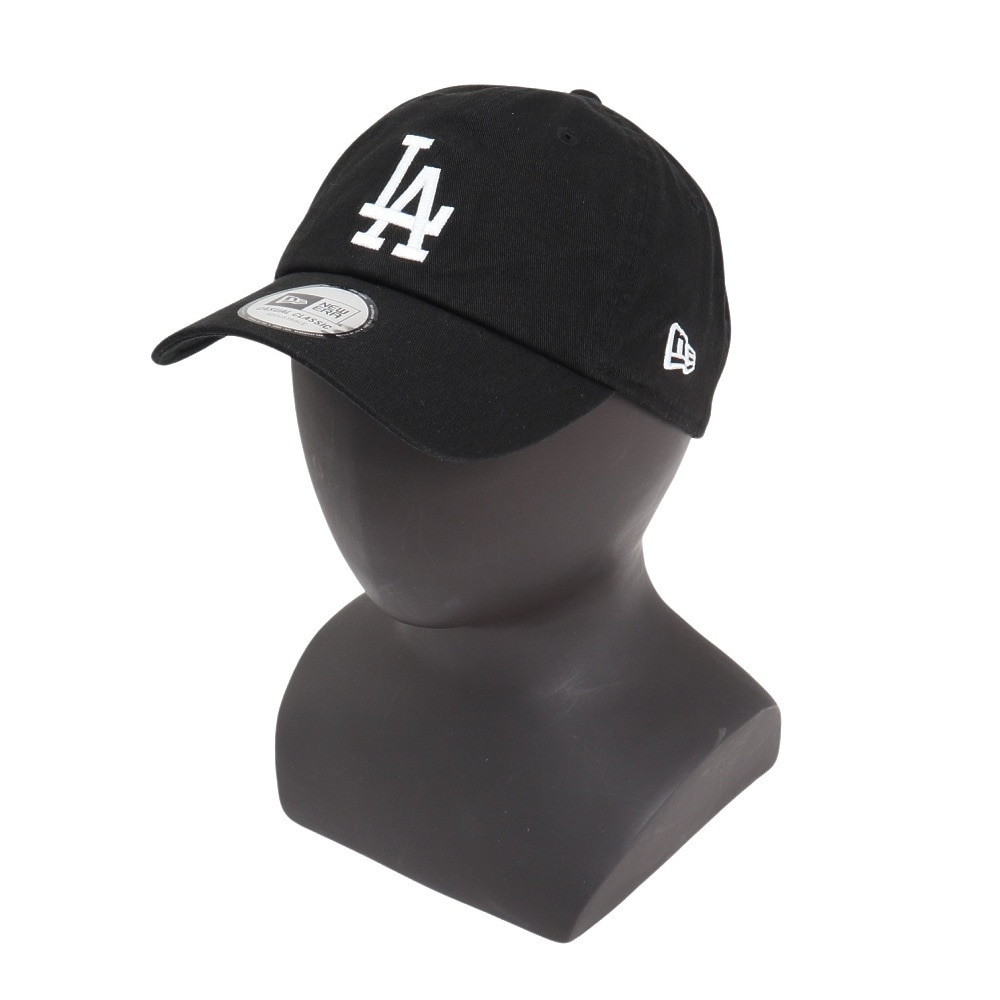 ニューエラ（NEW ERA）（メンズ、レディース）キャップ カジュアルクラシック ロサンゼルス ドジャース 14524777 55.8-59.6cm 黒 