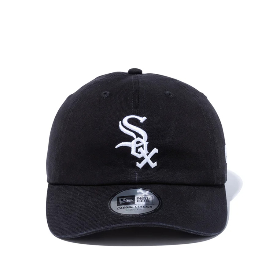 ニューエラ（NEW ERA）（メンズ、レディース）キャップ カジュアルクラシック シカゴ・ホワイトソックス ブラック×ホワイト  55.8-59.6センチ 14524778 