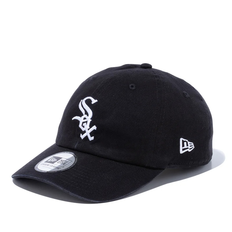 ニューエラ（NEW ERA）（メンズ、レディース）キャップ カジュアルクラシック シカゴ・ホワイトソックス ブラック×ホワイト  55.8-59.6センチ 14524778 
