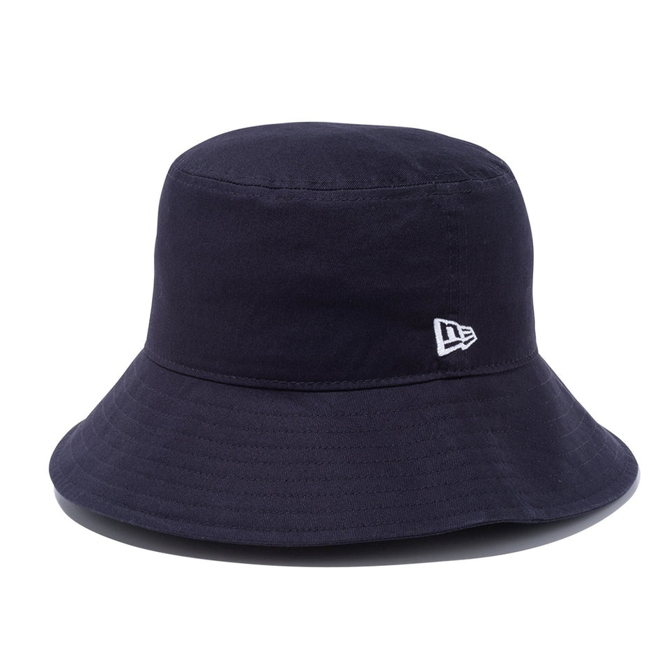 ニューエラ（NEW ERA）（メンズ、レディース）帽子 ハット バケット03 ベーシック ノンウォッシュコットン 紺 S-Lサイズ 14524822 バケハ フェス 日よけ