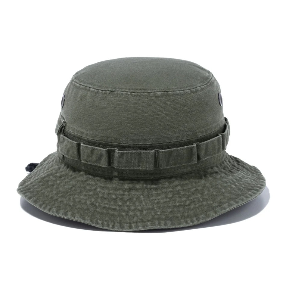 ニューエラ（NEW ERA）（メンズ、レディース）帽子 アドベンチャーハット ベーシック ダックコットン 14524832 57cm-59cm オリーブ