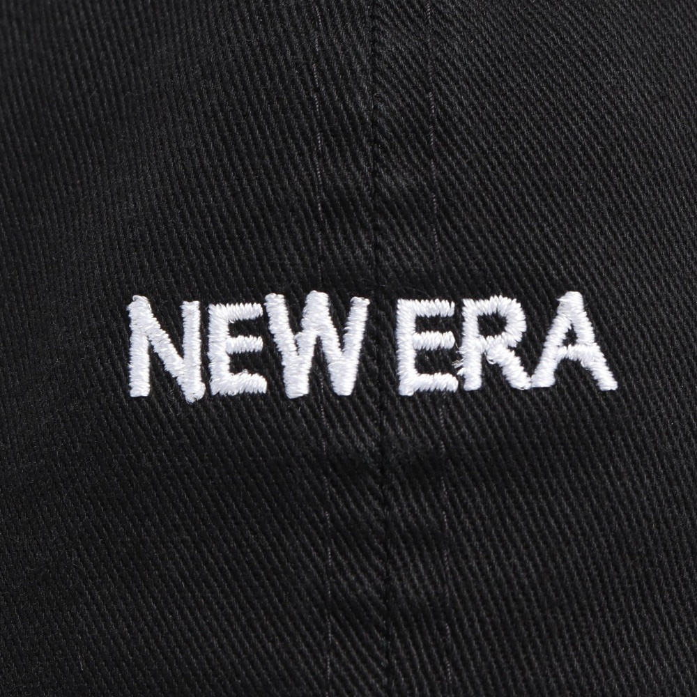 ニューエラ（NEW ERA）（メンズ、レディース）帽子 9THIRTY NEW ERA ミニロゴ ウォッシュドコットン キャップ 黒 57.7-60.6cm 14525050 ユニセックス