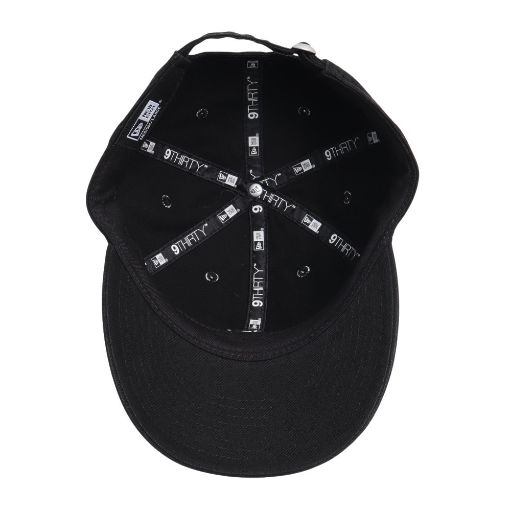 ニューエラ（NEW ERA）（メンズ、レディース）帽子 9THIRTY NEW ERA ミニロゴ ウォッシュドコットン キャップ 黒 57.7-60.6cm 14525050 ユニセックス