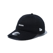 (メンズ、レディース)帽子 9THIRTY NEW ERA ミニロゴ ウォッシュドコットン キャップ 黒 57.7-60.6cm 14525050 ユニセックス