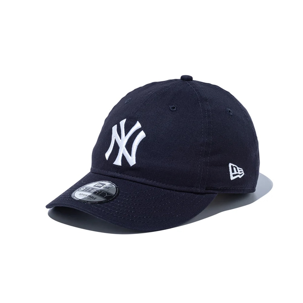 ニューエラ（NEW ERA）（メンズ、レディース）帽子 9THIRTY ニューヨーク・ヤンキース ノンウォッシュコットン キャップ 紺 Mサイズ 14525053 サイズ調整可