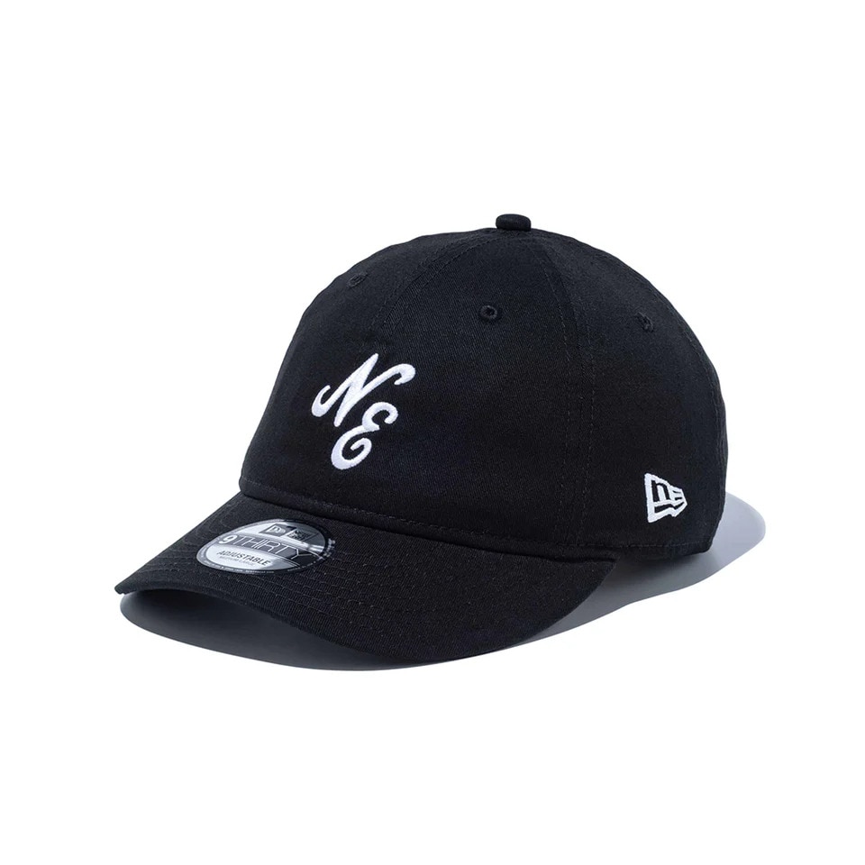 ニューエラ（NEW ERA）（メンズ、レディース）帽子 9THIRTY クラシックロゴ ノンウォッシュコットン キャップ 黒 57.7-60.6cm 14525056 ユニセックス