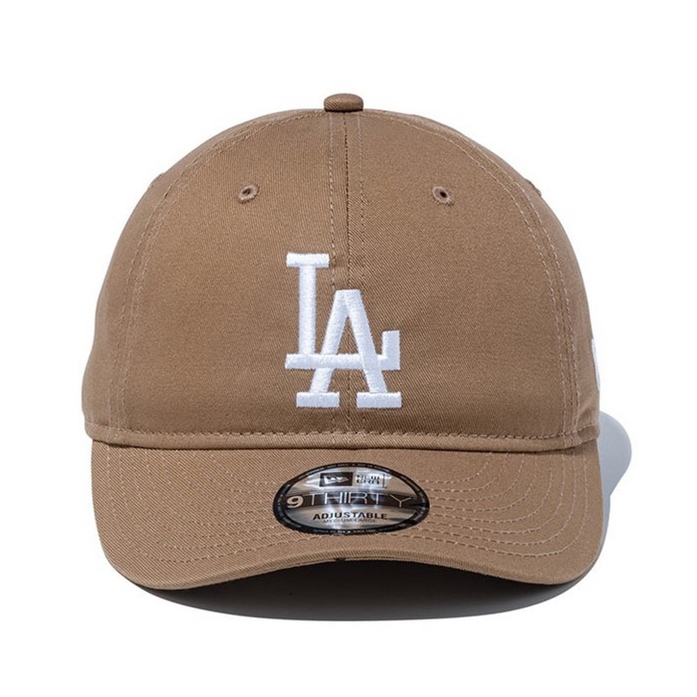 ニューエラ（NEW ERA）（メンズ、レディース）帽子 キャップ 930 ロサンゼルス・ドジャース ノンウォッシュコットン カーキ 57-61cm 14525057 スポーツキャップ