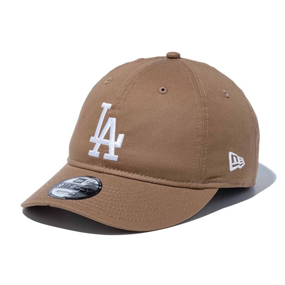 ニューエラ（NEW ERA）（メンズ、レディース）帽子 キャップ 930 ロサンゼルス・ドジャース ノンウォッシュコットン カーキ 57-61cm 14525057 スポーツキャップ