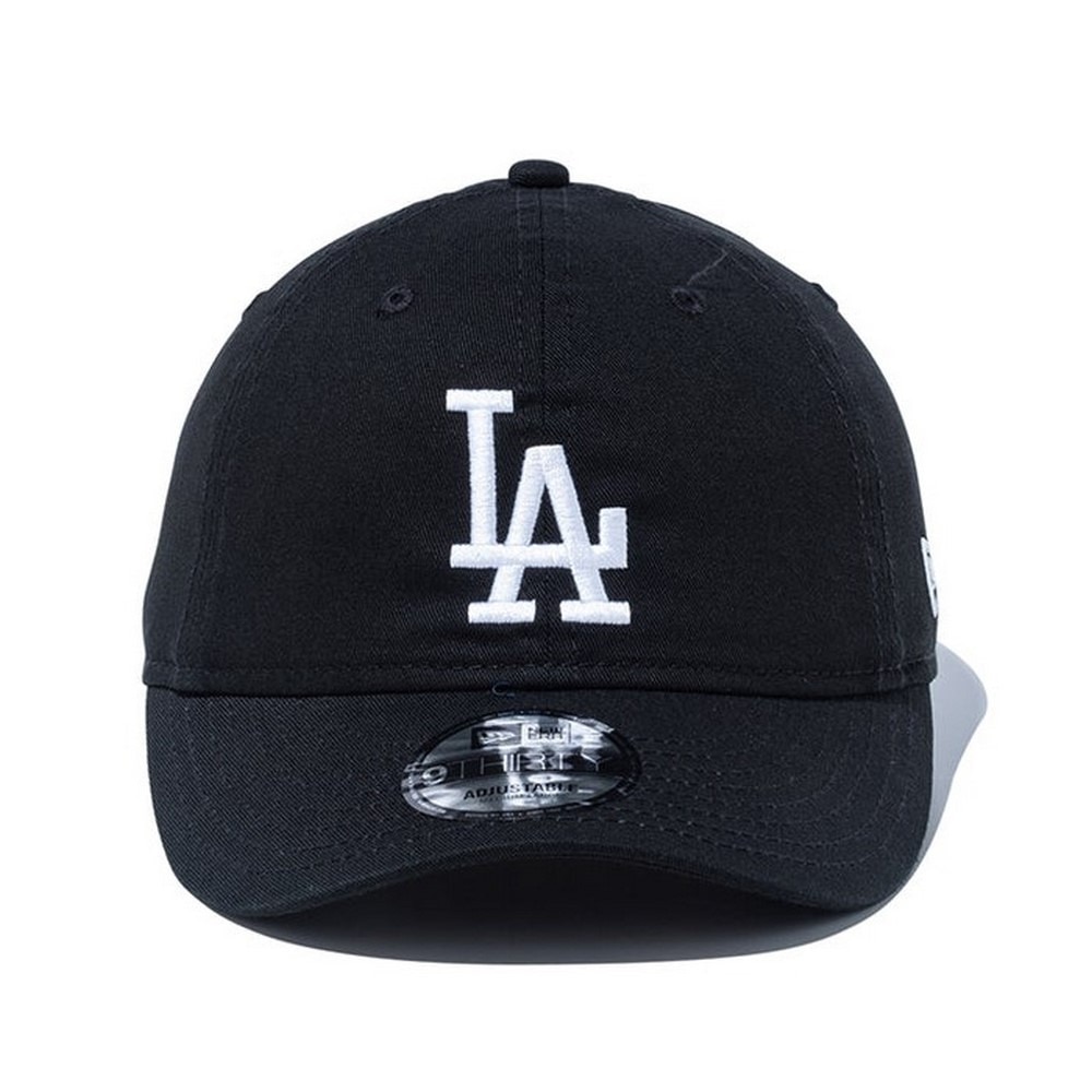 ニューエラ（NEW ERA）（メンズ、レディース）帽子 キャップ 930 ロサンゼルス・ドジャース ノンウォッシュコットン 黒 57-61cm 14525058 スポーツキャップ ベースボールキャップ
