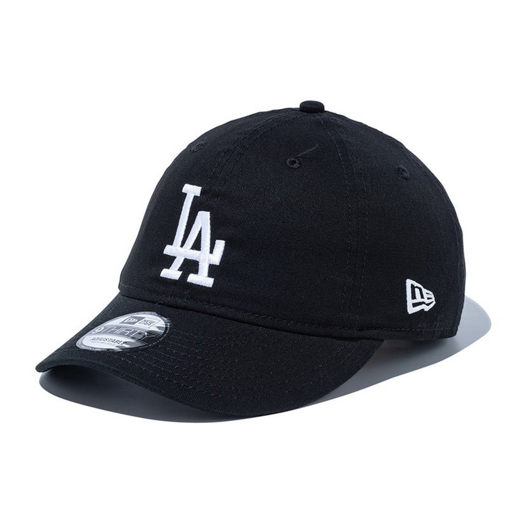 ニューエラ（NEW ERA）（メンズ、レディース）帽子 キャップ 930 ロサンゼルス・ドジャース ノンウォッシュコットン 黒 57-61cm 14525058 スポーツキャップ ベースボールキャップ