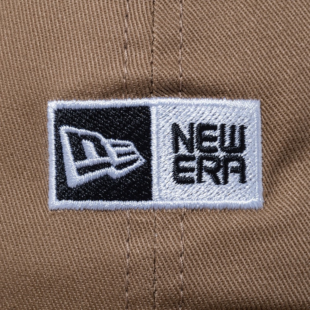 ニューエラ（NEW ERA）（メンズ、レディース）帽子 キャップ 9THIRTY ボックスロゴ ノンウォッシュコットン カーキ 57-61cm 14525059 スポーツキャップ ランニングキャップ