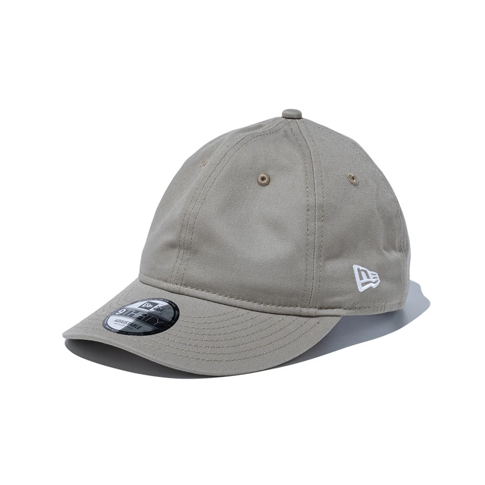 ニューエラ（NEW ERA）（メンズ）キャップ 9THIRTY ベーシック ノンウォッシュコットン グレー Mサイズ 14525061 ロゴ無し 無地 シンプル おしゃれ 