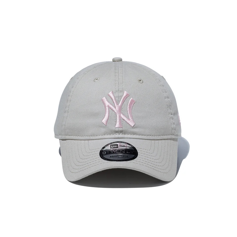 ニューエラ（NEW ERA）（メンズ、レディース）帽子 9TWENTY ニューヨーク・ヤンキース ウォッシュドコットン キャップ グレー 57.0-61.0cm 14525103
