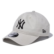 (メンズ、レディース)キャップ 9TWENTY ニューヨーク ヤンキース ウォッシュドコットン ストーン×ブラック 14525105 帽子 Mサイズ