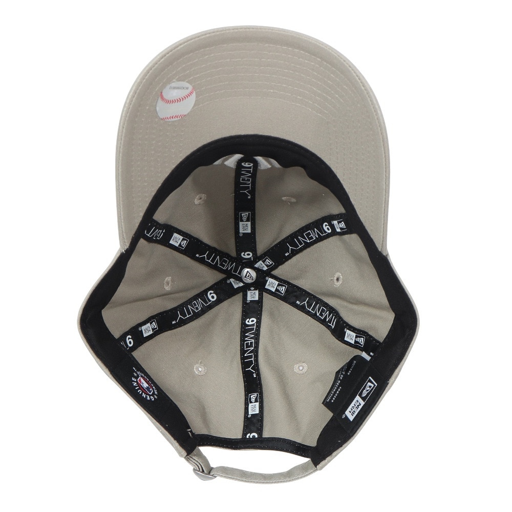 ニューエラ（NEW ERA）（メンズ、レディース）キャップ 9TWENTY ニューヨーク ヤンキース ウォッシュドコットン ぺブル×ホワイト 14525108 帽子 Mサイズ