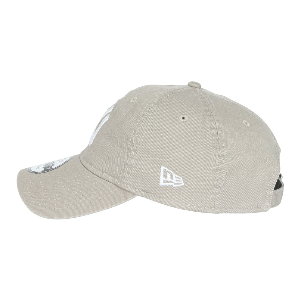 ニューエラ（NEW ERA）（メンズ、レディース）キャップ 9TWENTY ニューヨーク ヤンキース ウォッシュドコットン ぺブル×ホワイト 14525108 帽子 Mサイズ