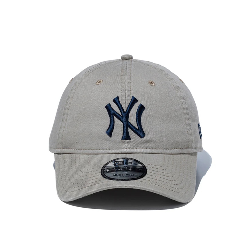 ニューエラ（NEW ERA）（メンズ、レディース）帽子 キャップ 9TWENTY ニューヨーク・ヤンキース ウォッシュドコットン ペブル×ネイビー Mサイズ 14525110