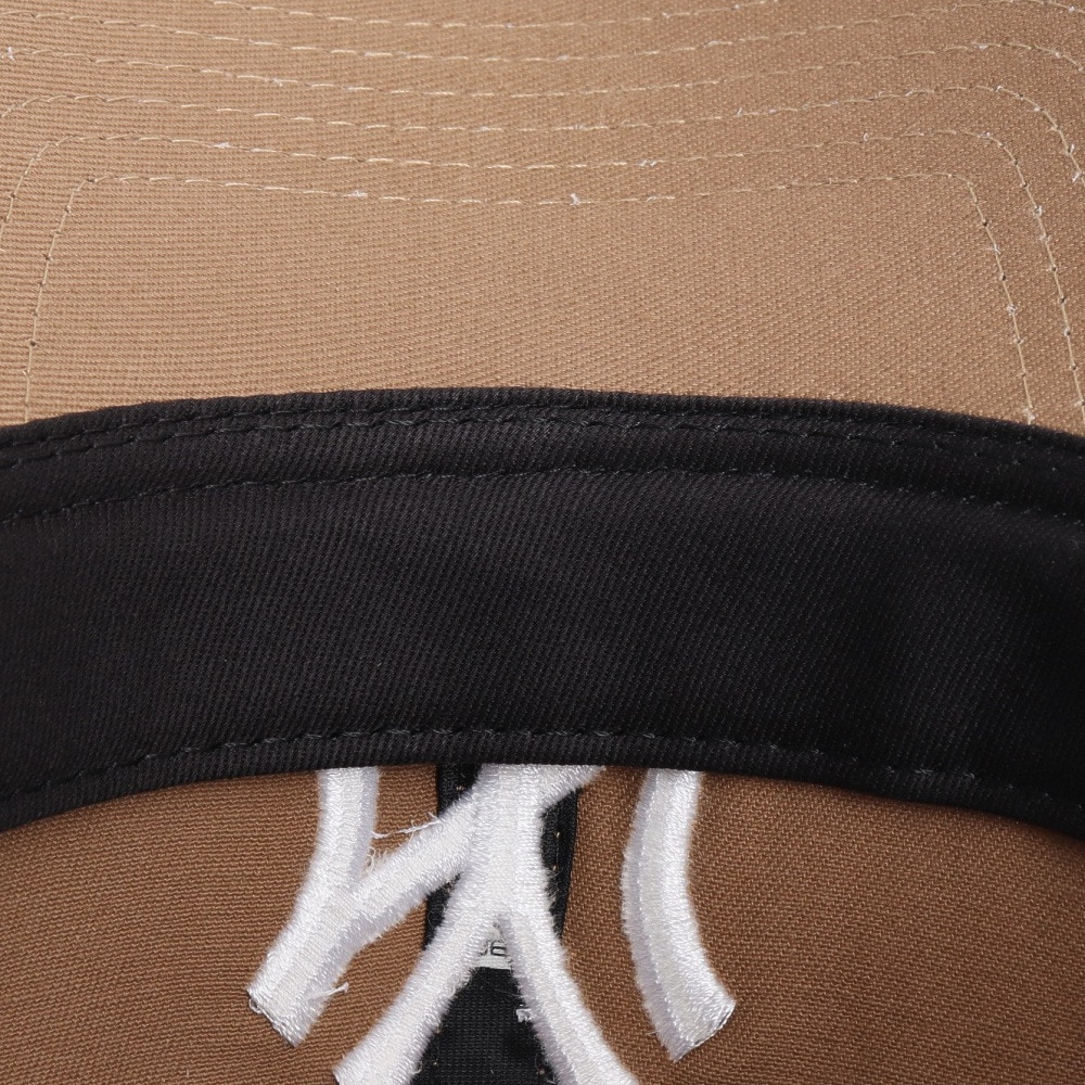 ニューエラ（NEW ERA）（メンズ、レディース）キャップ 9TWENTY ニューヨーク ヤンキース ウォッシュドコットン カーキ×ホワイト 14525113 帽子 Mサイズ