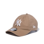 (メンズ、レディース)キャップ 9TWENTY ニューヨーク ヤンキース ウォッシュドコットン カーキ×ホワイト 14525113 帽子 Mサイズ