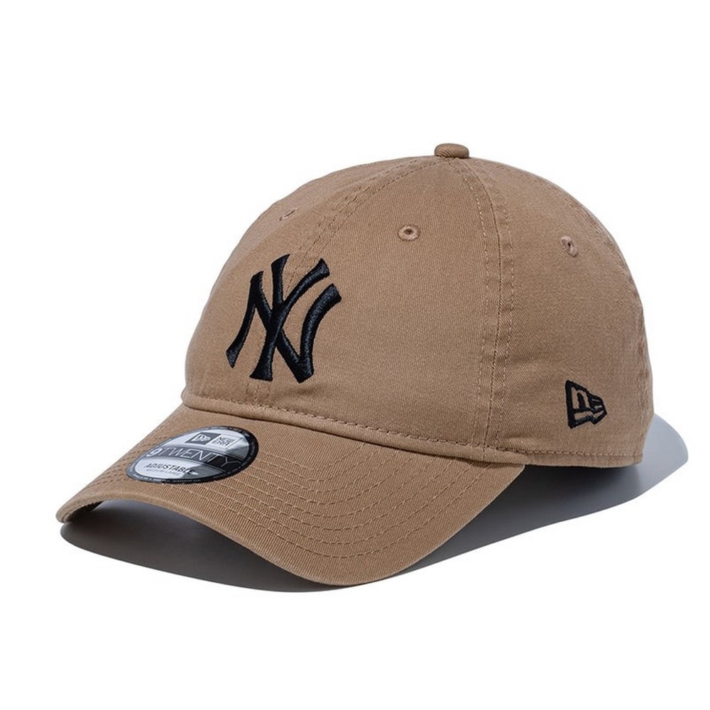 ニューエラ（NEW ERA）（メンズ、レディース）帽子 キャップ 920 ニューヨーク・ヤンキース ウォッシュドコットン カーキ 57-61cm 14525114 スポーツキャップ 
