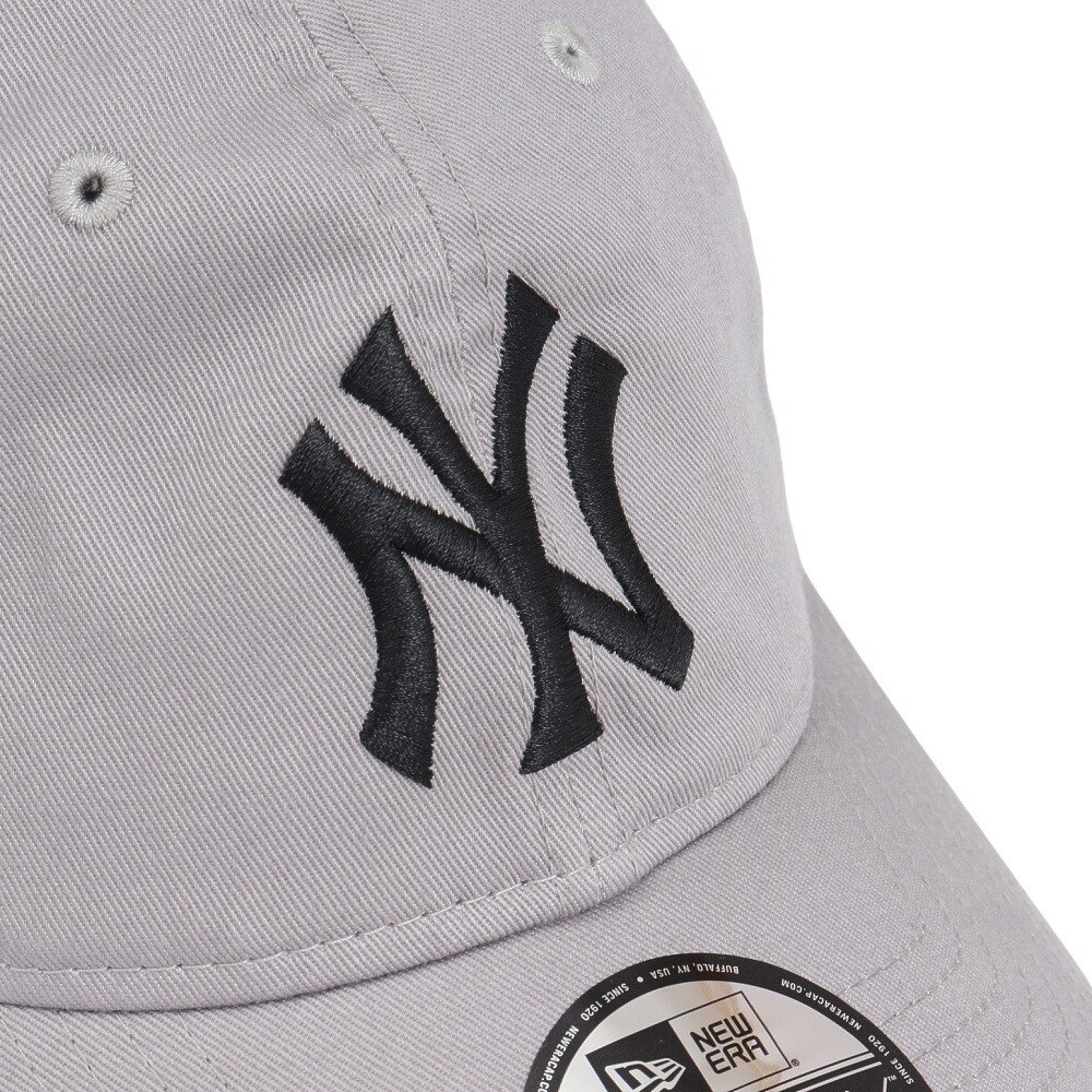 ニューエラ（NEW ERA）（メンズ、レディース）キャップ 9TWENTY ニューヨーク ヤンキース ウォッシュドコットン グレー×ブラック 14525117 帽子 Mサイズ