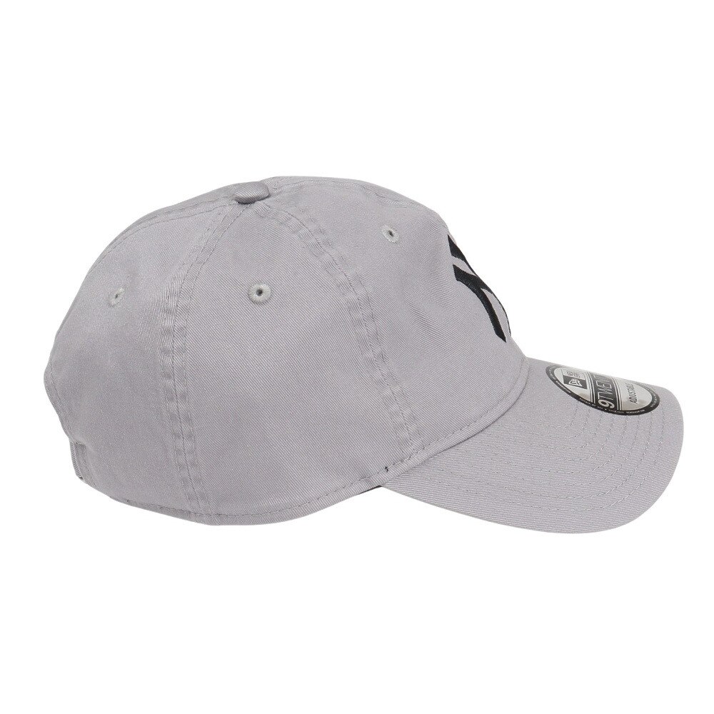 ニューエラ（NEW ERA）（メンズ、レディース）キャップ 9TWENTY ニューヨーク ヤンキース ウォッシュドコットン グレー×ブラック 14525117 帽子 Mサイズ