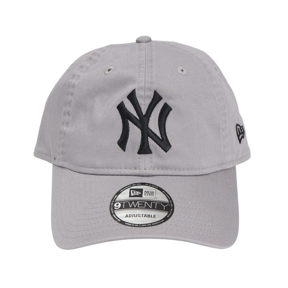 ニューエラ（NEW ERA）（メンズ、レディース）キャップ 9TWENTY ニューヨーク ヤンキース ウォッシュドコットン グレー×ブラック 14525117 帽子 Mサイズ