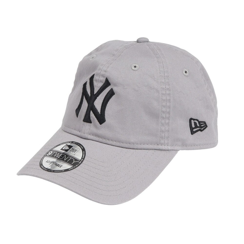 ニューエラ（NEW ERA）（メンズ、レディース）キャップ 9TWENTY ニューヨーク ヤンキース ウォッシュドコットン グレー×ブラック 14525117 帽子 Mサイズ