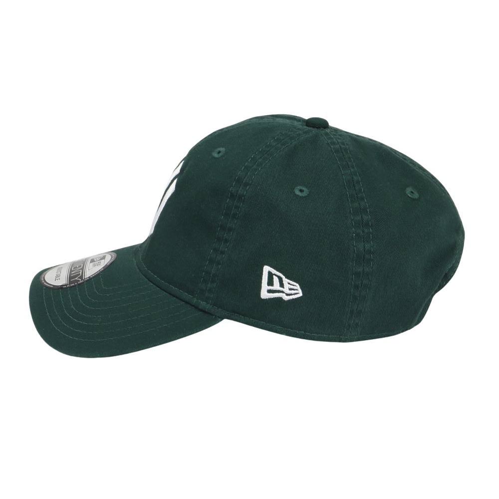 ニューエラ（NEW ERA）（メンズ、レディース）帽子 9TWENTY ニューヨーク ヤンキース ウォッシュドコットン ダークグリーン×ホワイト 14525118
