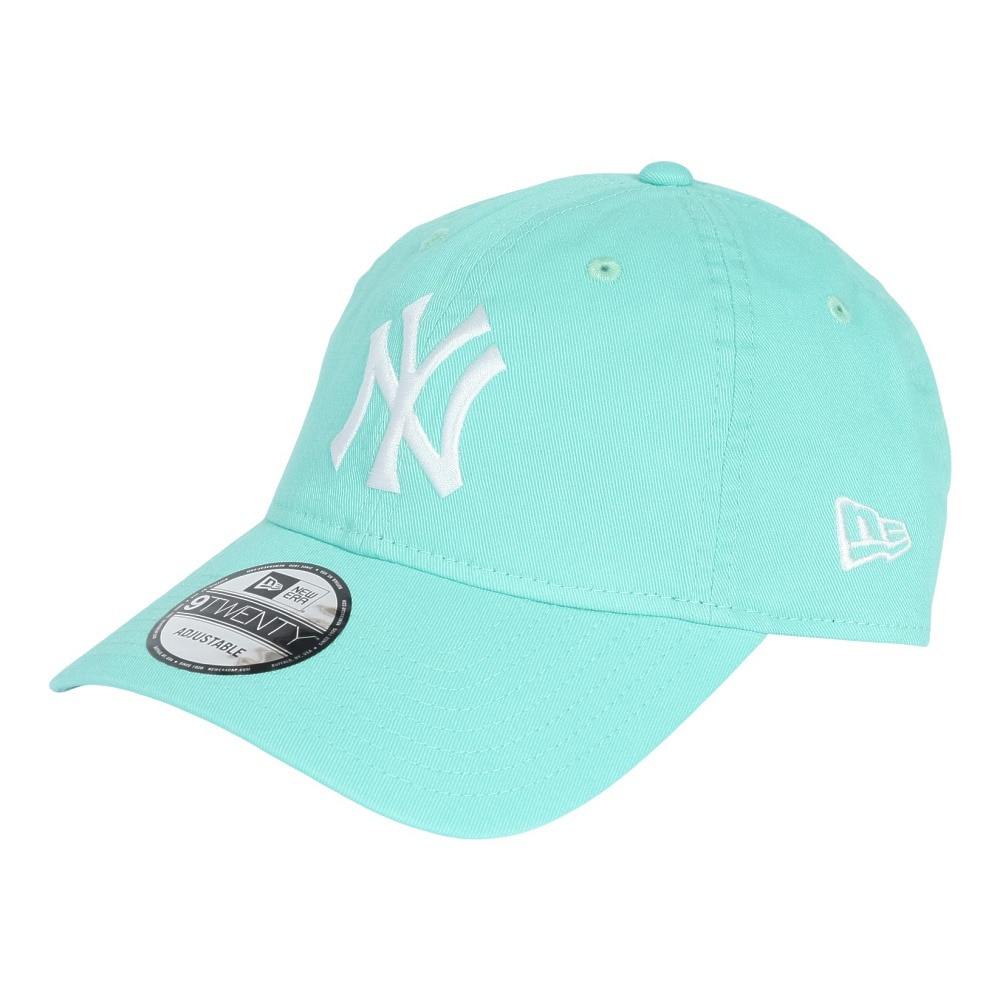 ニューエラ（NEW ERA）（メンズ、レディース）キャップ 9TWENTY ニューヨーク ヤンキース ウォッシュドコットン ブルーティント×ホワイト 14525120 帽子 Mサイズ
