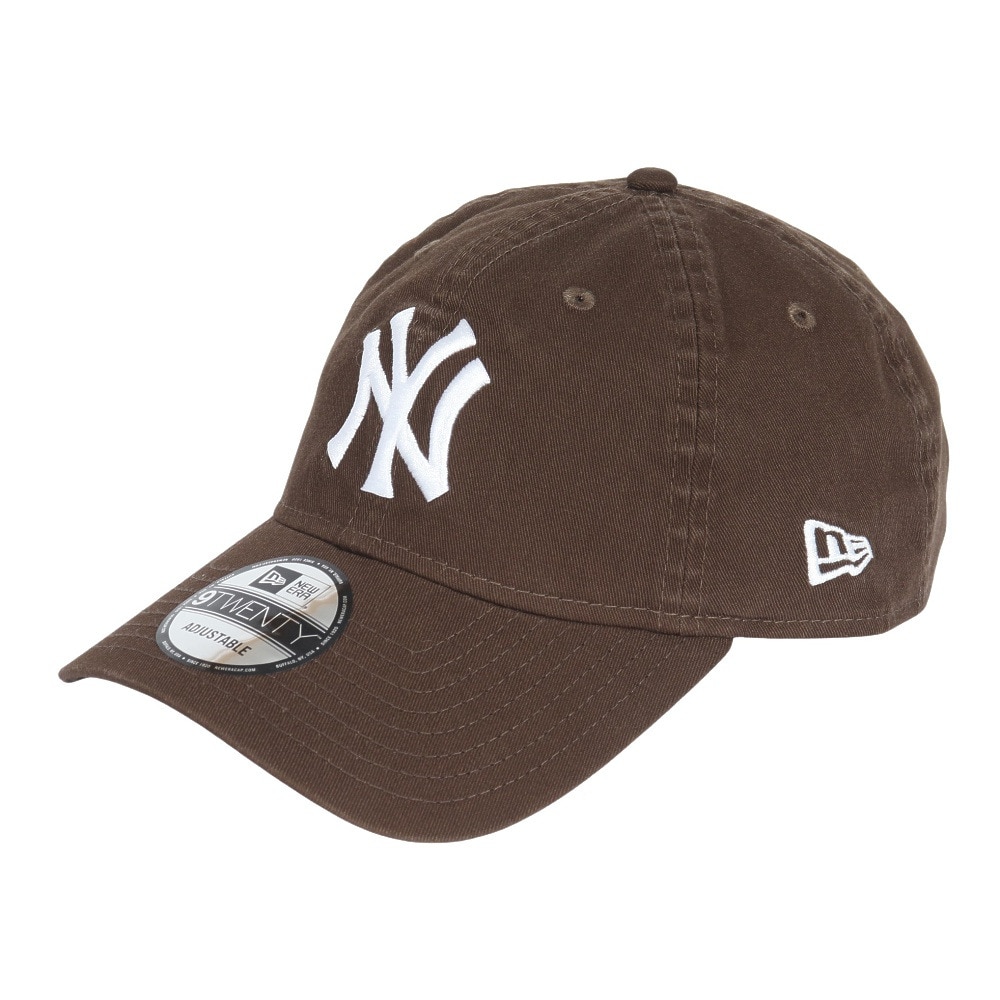 ニューエラ（NEW ERA）（メンズ、レディース）帽子 キャップ 9TWENTY ニューヨーク・ヤンキース ウォッシュドコットン 14525121 57cm-61cm ブラウン