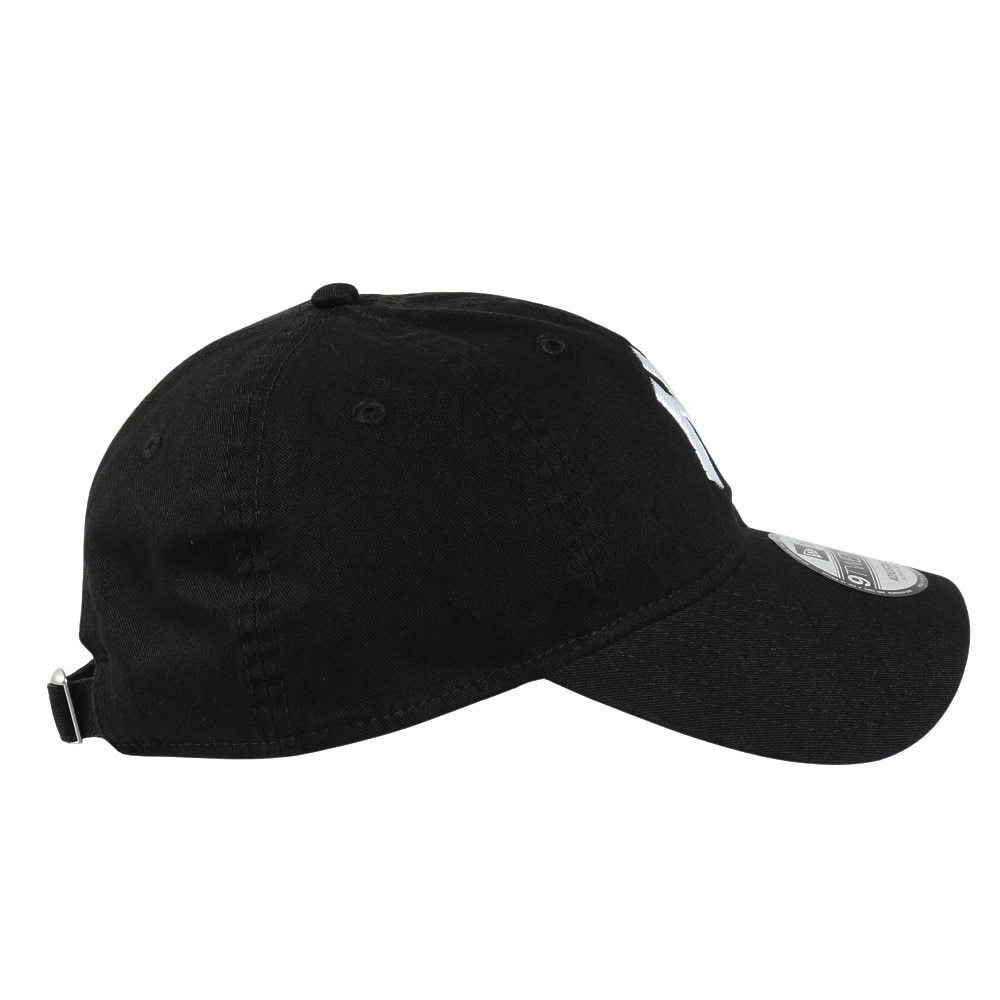 ニューエラ（NEW ERA）（メンズ、レディース）帽子 9TWENTY ニューヨーク ヤンキース ウォッシュドコットン ブラック×ホワイト 14525122 キャップ Mサイズ