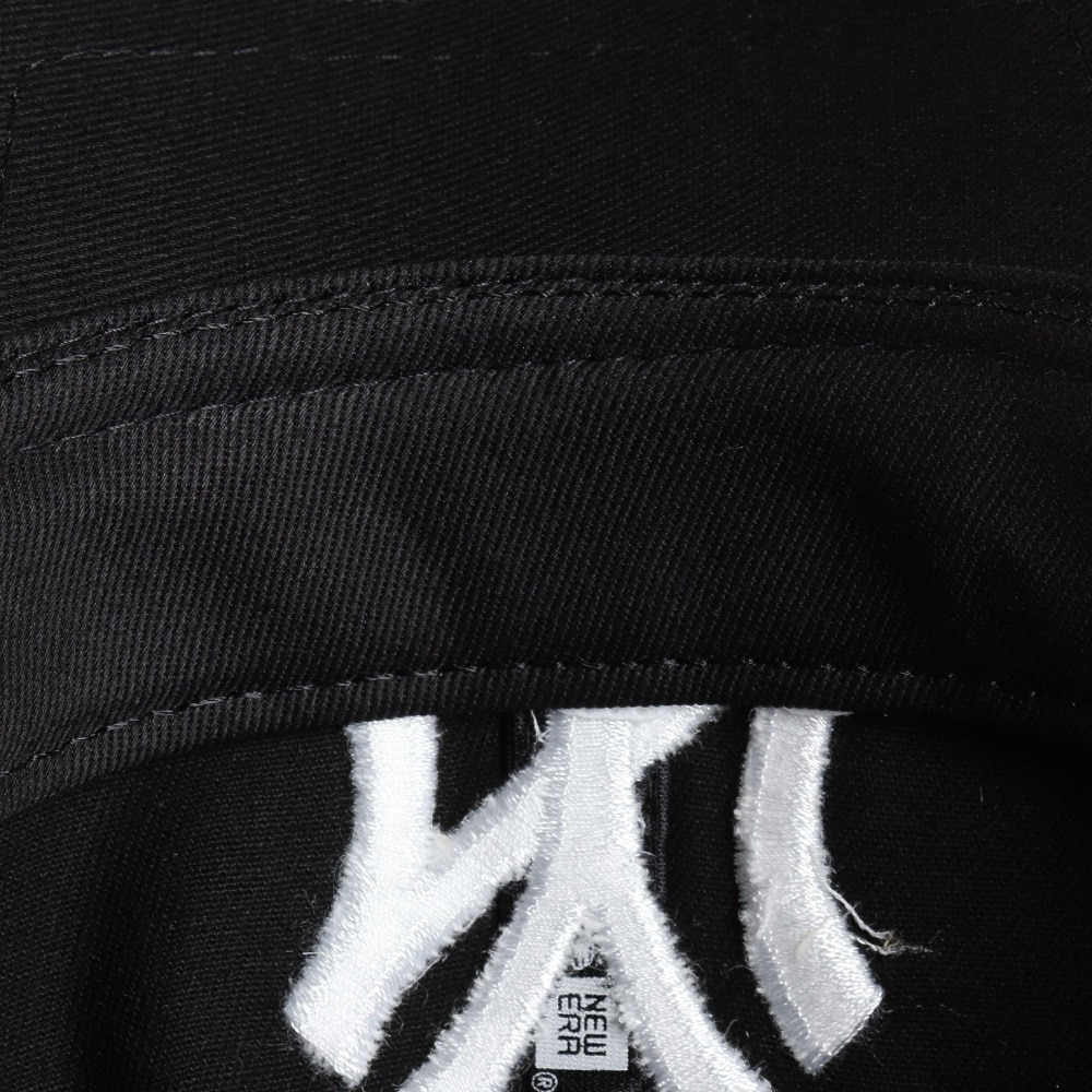 ニューエラ（NEW ERA）（メンズ、レディース）帽子 9TWENTY ニューヨーク ヤンキース ウォッシュドコットン ブラック×ホワイト 14525122 キャップ Mサイズ