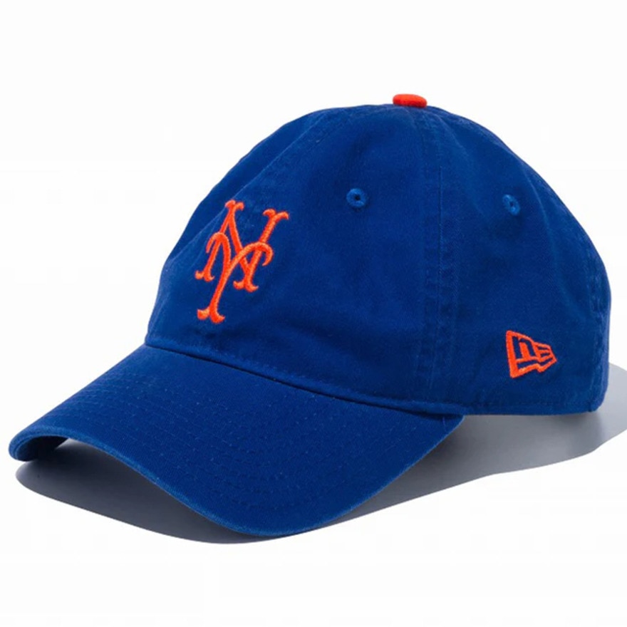 ニューエラ（NEW ERA）（メンズ、レディース）帽子 キャップ 9TWENTY ニューヨーク・メッツ ウォッシュドコットン キャップ ブルー Mサイズ 14525123 