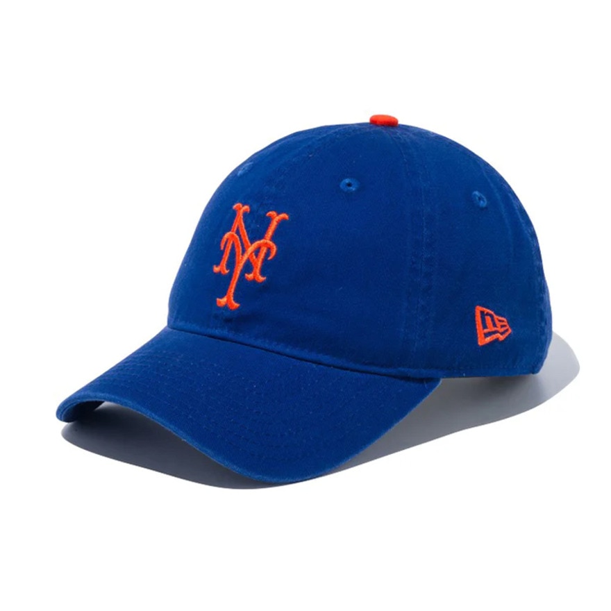ニューエラ（NEW ERA）（メンズ、レディース）帽子 キャップ 9TWENTY ニューヨーク・メッツ ウォッシュドコットン キャップ ブルー Mサイズ 14525123 