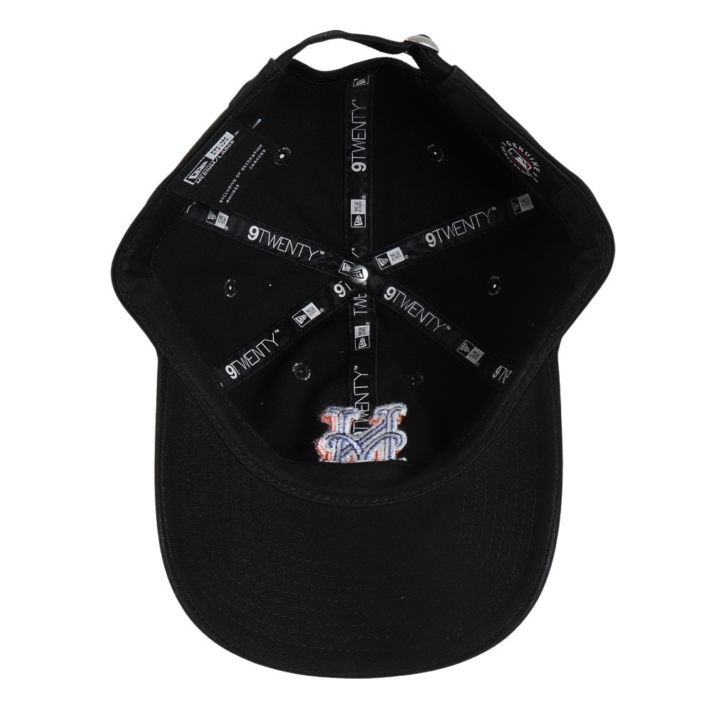 ニューエラ（NEW ERA）（メンズ、レディース）帽子 キャップ 9TWENTY ニューヨーク・メッツ ウォッシュドコットン ブラック×チームカラー Mサイズ 14525124