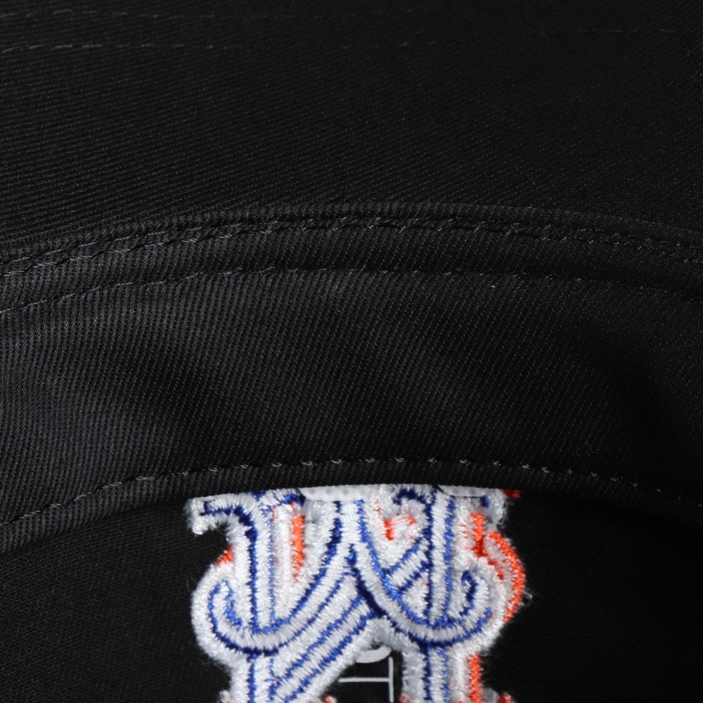 ニューエラ（NEW ERA）（メンズ、レディース）帽子 キャップ 9TWENTY ニューヨーク・メッツ ウォッシュドコットン ブラック×チームカラー Mサイズ 14525124