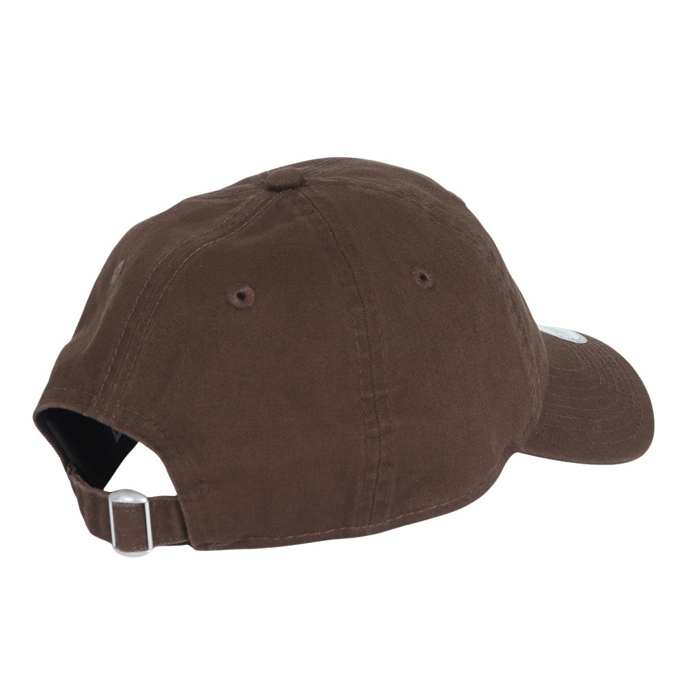 ニューエラ（NEW ERA）（メンズ、レディース）帽子 キャップ 9TWENTY スクリプトロゴ ウォッシュドコットン ウォルナット×ホワイト 14525125 57cm-61cm