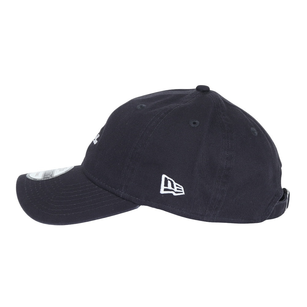 ニューエラ（NEW ERA）（メンズ、レディース）帽子 キャップ 9TWENTY スクリプトロゴ ウォッシュドコットン ネイビー×ホワイト 14525126 57cm-61cm